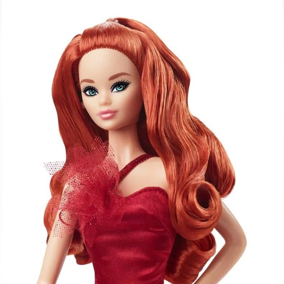 2022 Holiday Barbie with Red Hair New in Box - Collector’s Item - Picture 3 of 5